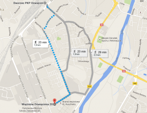 How to get Auschwitz fom Krakow trip route guide