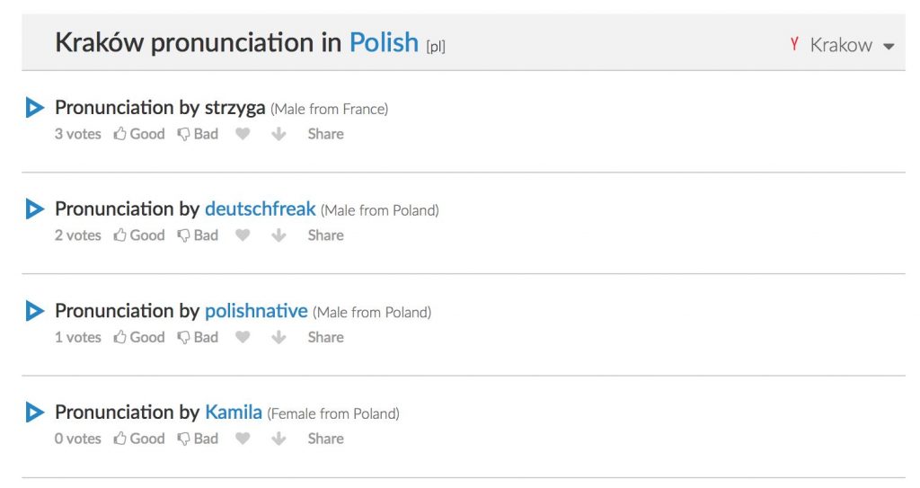 how-to-pronounce-krakow-forvo