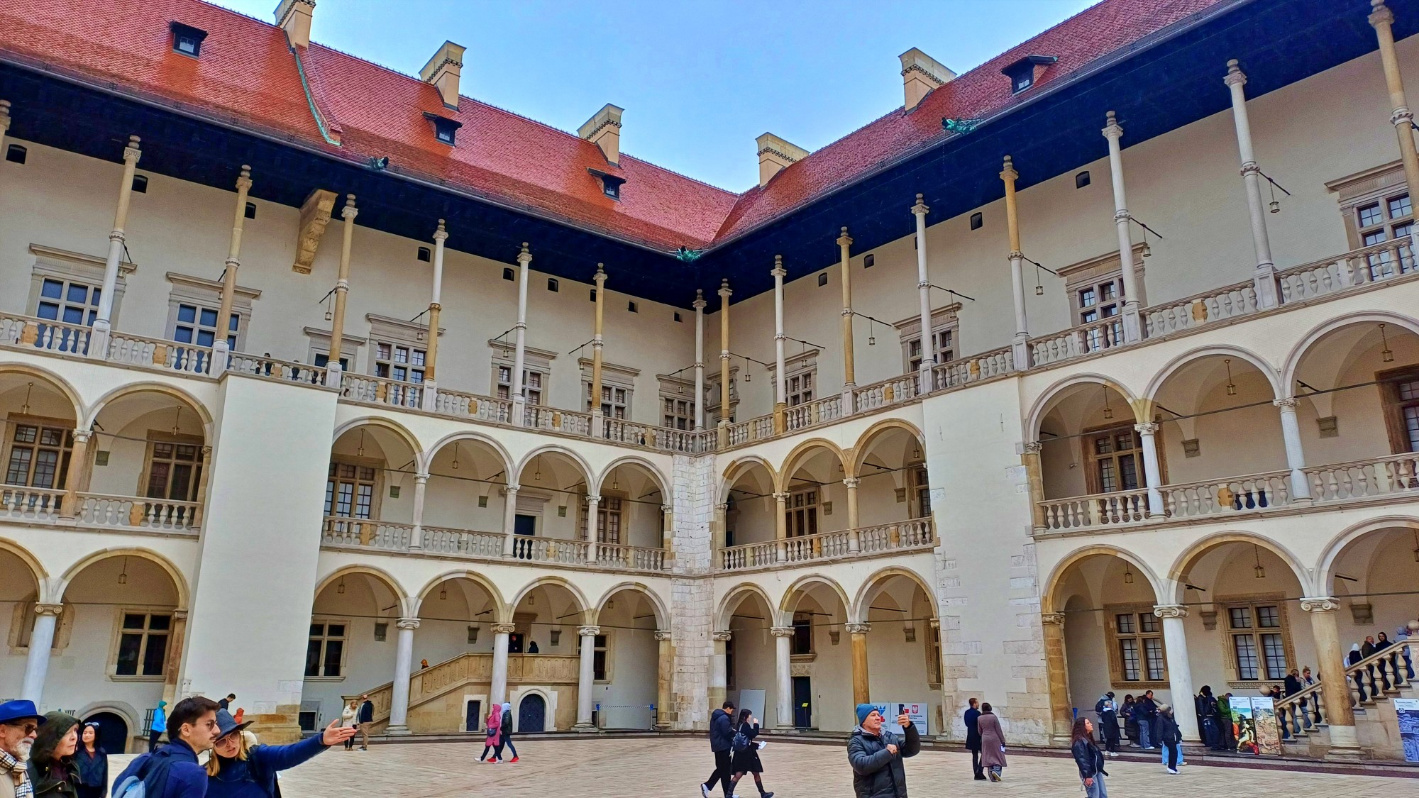 Wawel courtyard