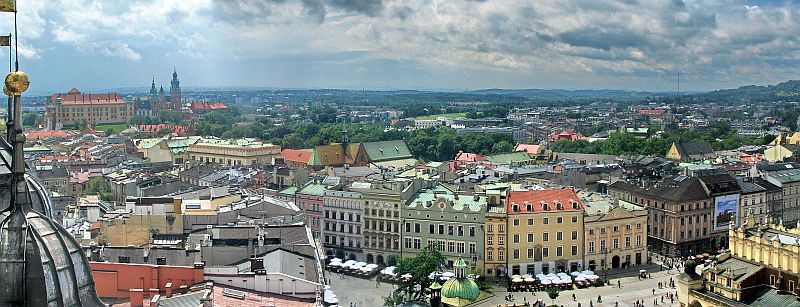 a panoramic view of the city krakow-interesting-facts-view