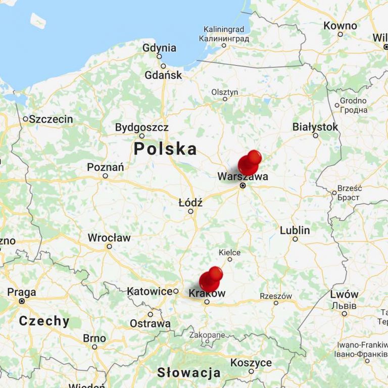 krakow_or_warsaw_poland_map krakow_or_warsaw_poland_map