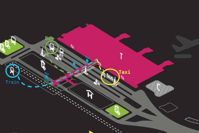 krakow-airport-map