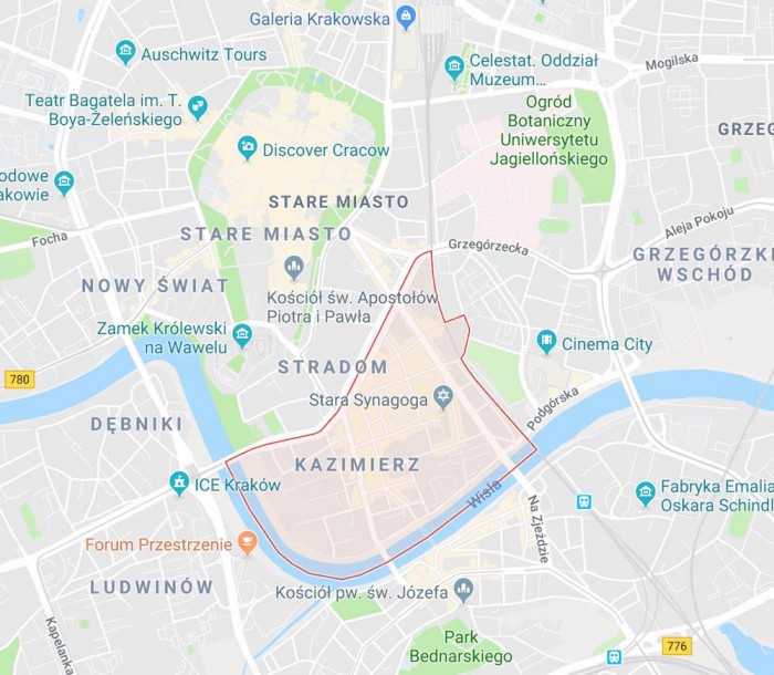 krakow-jewish-quarter-map