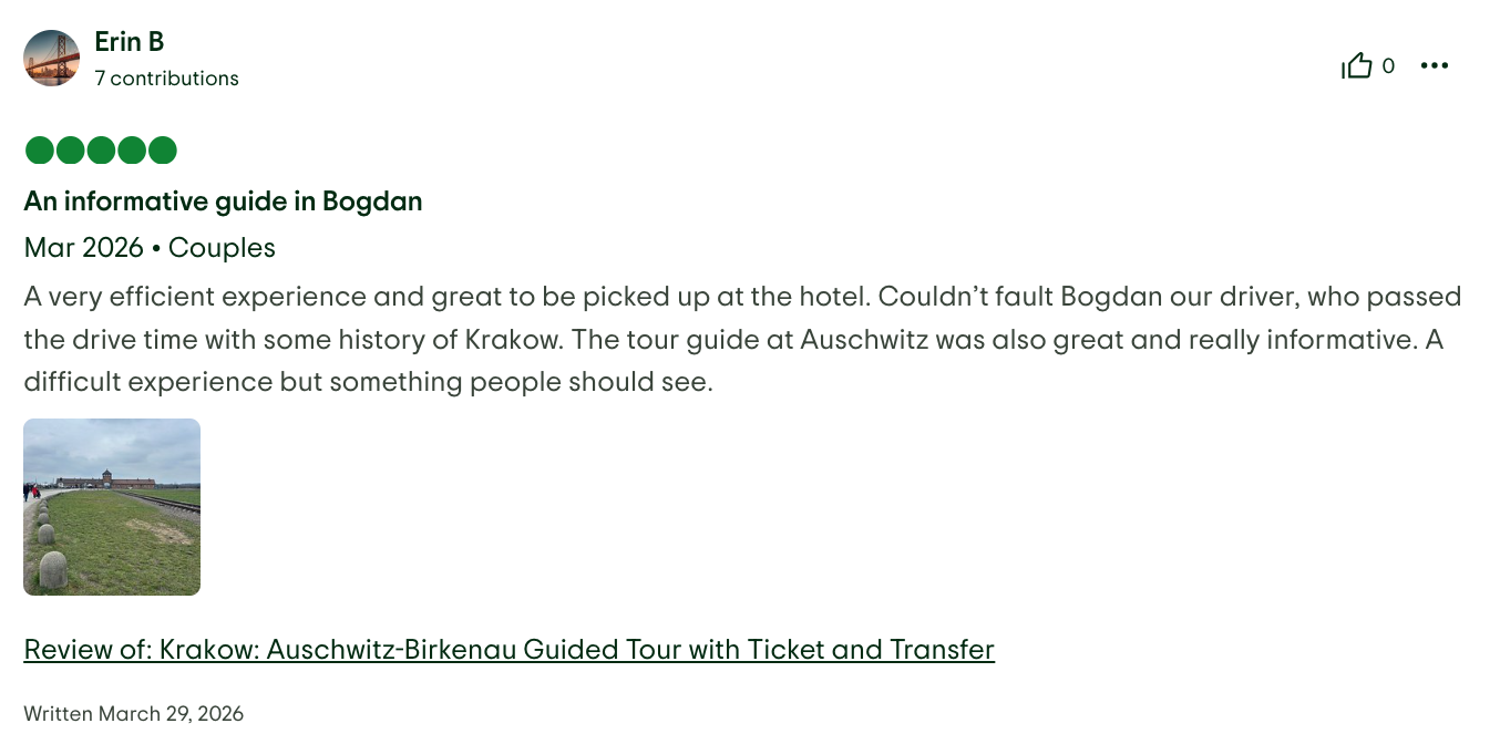 TripAdvisor review 4