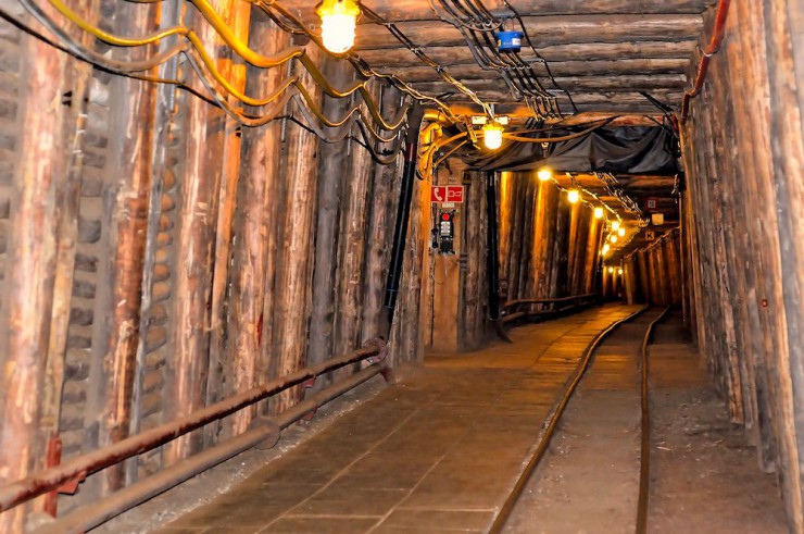 Bochnia Salt Mine corridor