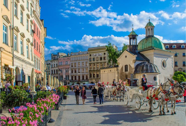 Krakow main square