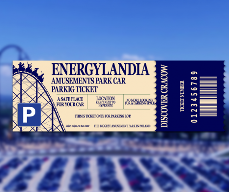 Energylandia Amusement Park Car Parking ticket Energylandia Amusement Park Car Parking ticket