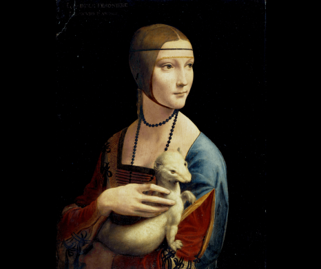 Lady with Ermine by Leonardo da Vinci ticket - the-princes-czartoryski-museum