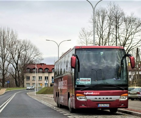 Auschwitz Shuttle Bus is a cheap way to get to the Auschwitz camp