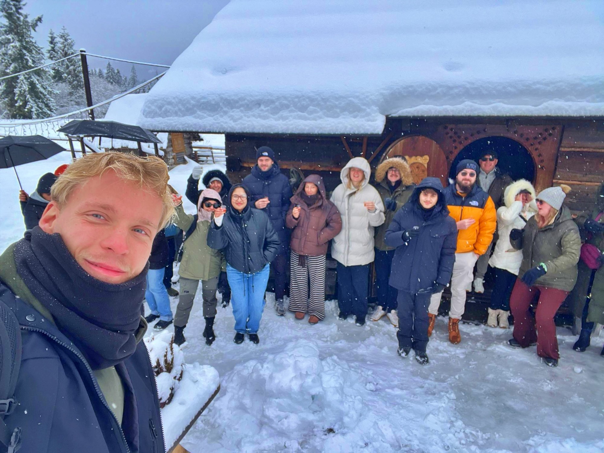 Guests exploring Krakow with a local guide
